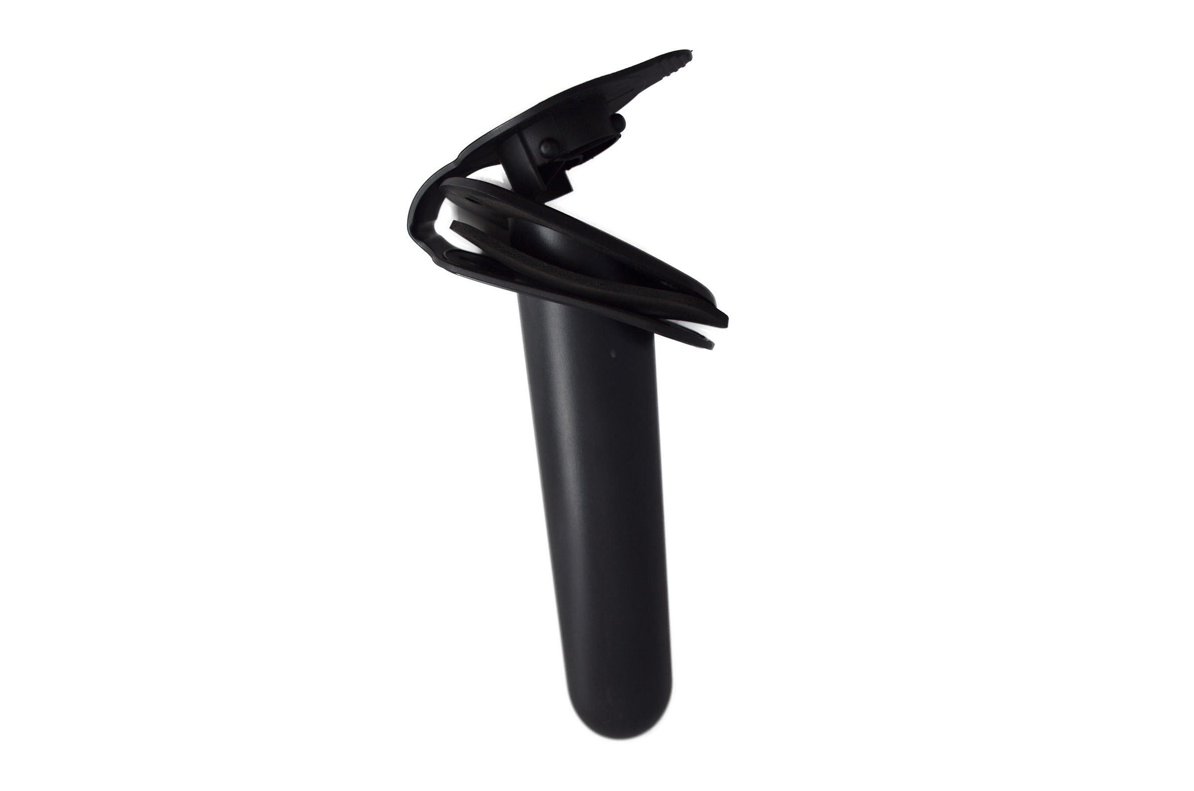 Small flush mount rod holder for kayak