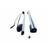 Horizontal car roof rack for kayaks