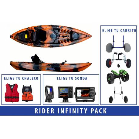 Kayak de pesca Rider Infinity Pack Galaxy
