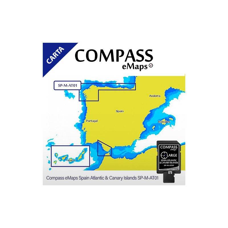 Compass eMaps Spain Atlantic & Canary Islands