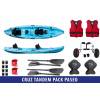 Galaxy Cruz Tandem Pack Paseo with two lifejackets and transport