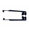 Rudder with pedal system and cables