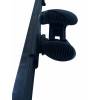 Rudder with pedal system and cables