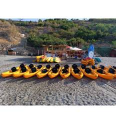 FLOTA 5 Kayaks Orca 2+1 con Asientos y Palas