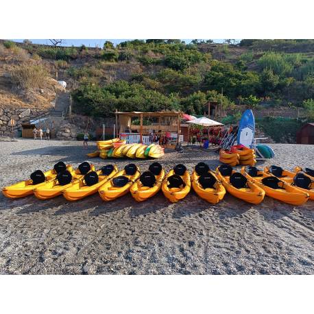 FLOTA 5 Kayaks Orca 2+1 con Asientos y Palas