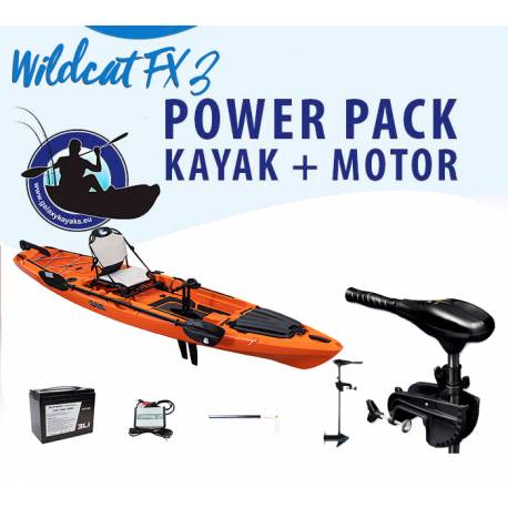 Galaxy Wildcat FX Power Pack Kayak + Motor