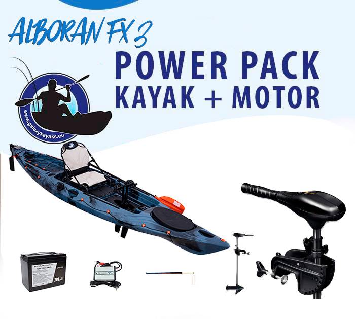 Galaxy Alboran FX3 Power Pack Kayak + Motor