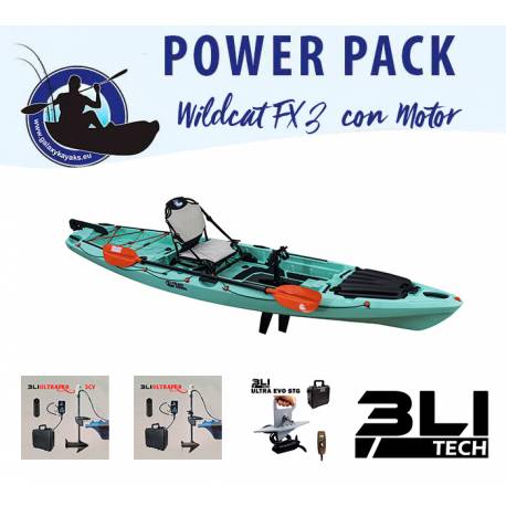 Power Pack - Kayak Wildcat FX3 con Motor