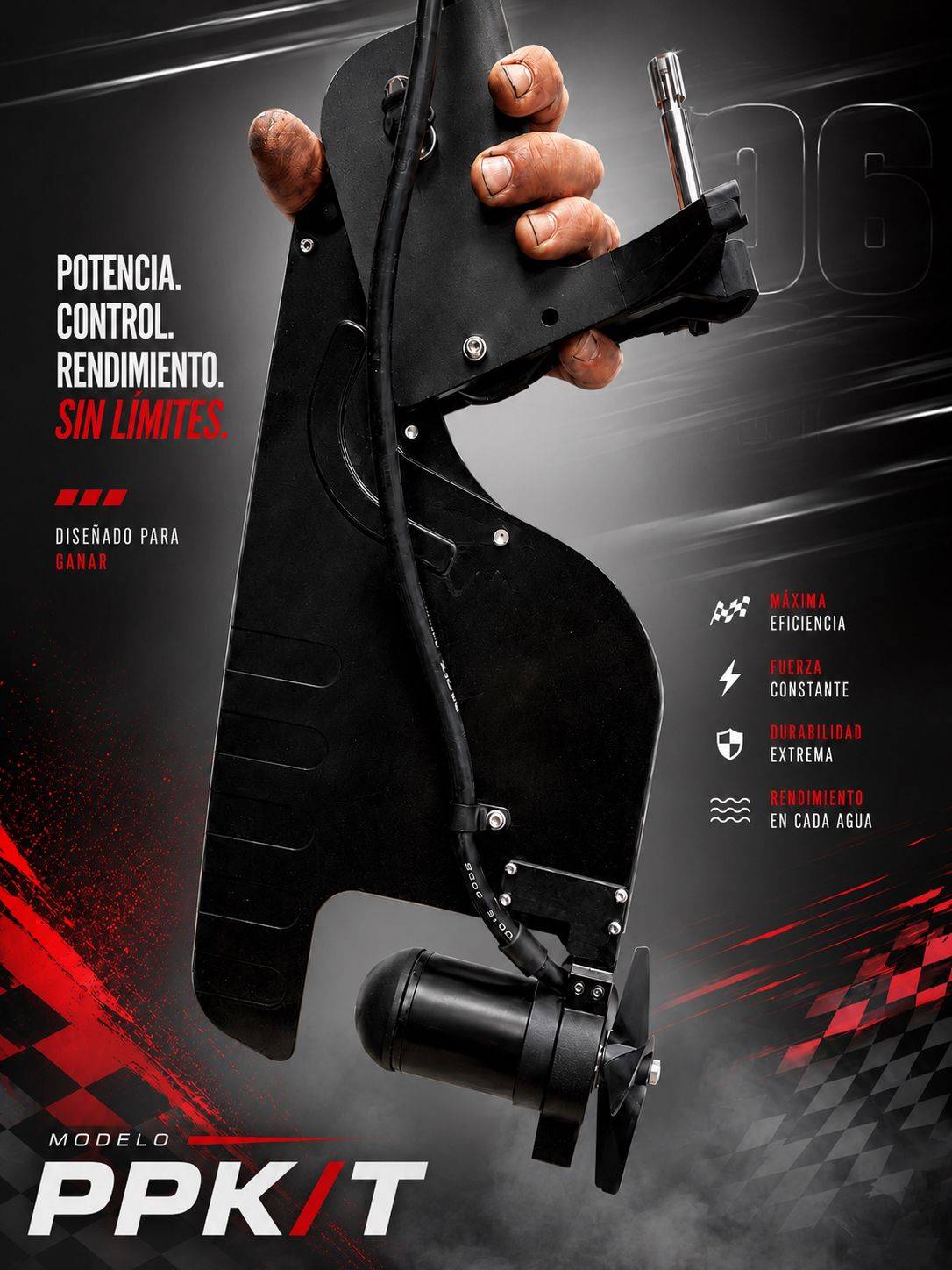 Motor Ultra EVO STG PPK 1CV 42V 1100Wh TIMÓN