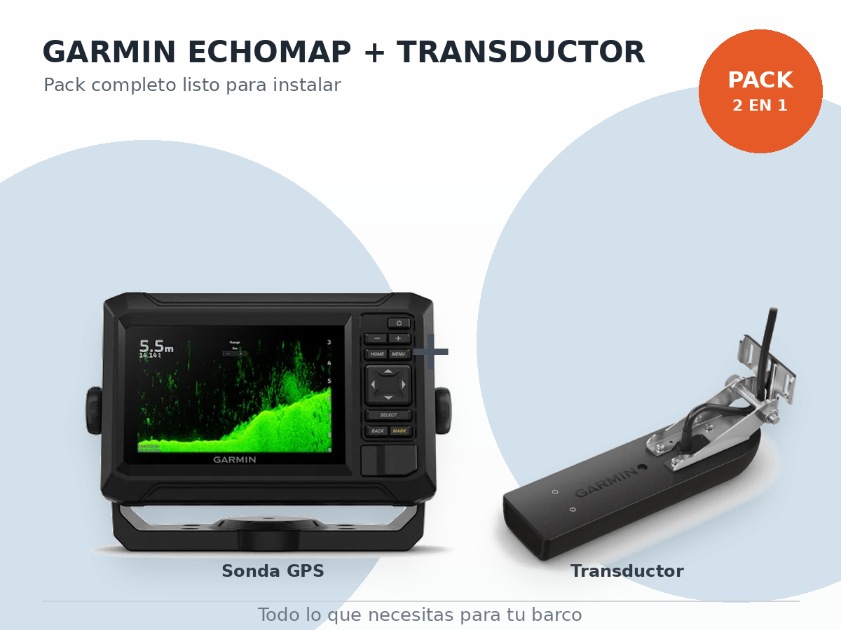 Garmin ECHOMAP UHD2 52CV CON GT21TM