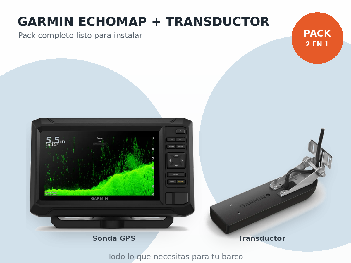 Garmin ECHOMAP UHD2 72CV CON GT21TM