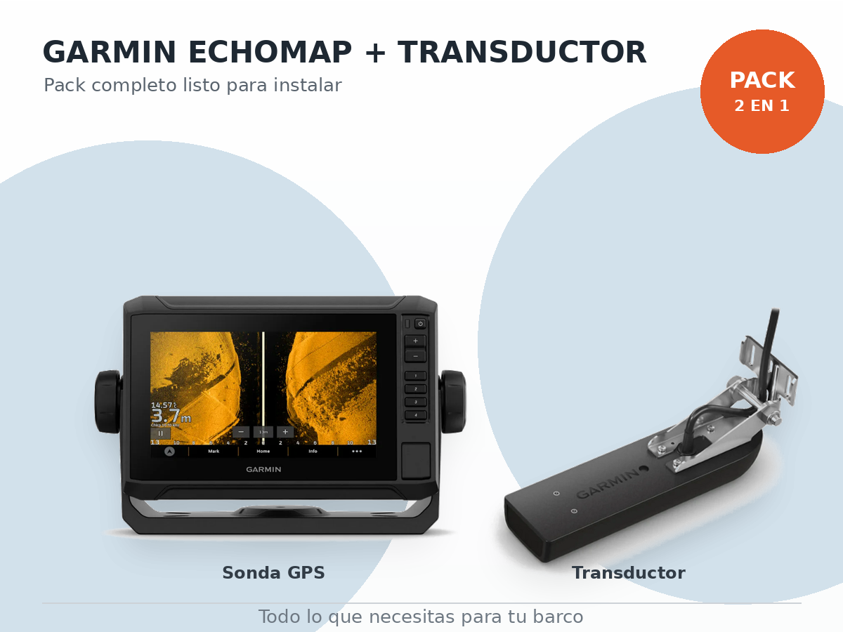 Garmin ECHOMAP UHD2 72SV CON GT21TM