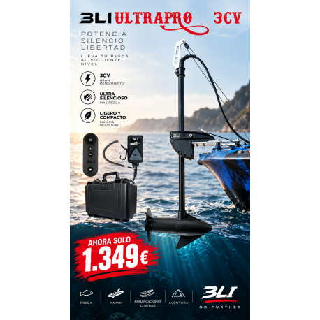 Motor eléctrico 3li UltraPro 3CV + TR1680 1200W 16.8v