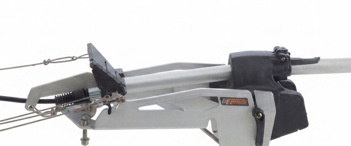 Galaxy fishing kayak with a lithium electric motor fitted