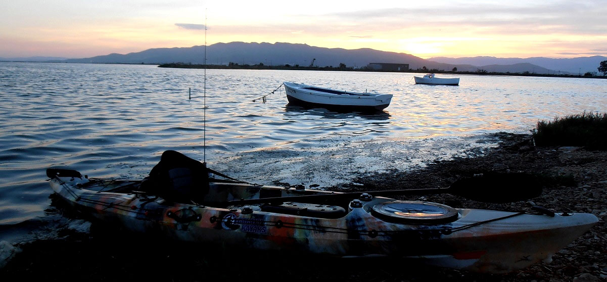 KAYAK Alboran en el paraíso del delta del Ebro