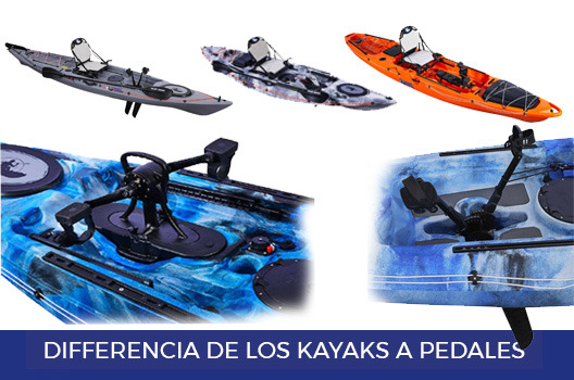Las Diferencias entre Los Kayaks de Pedales de Galaxy Kayaks
