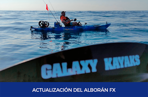 Novedades del nuevo kayak de pesca Alborán FX2