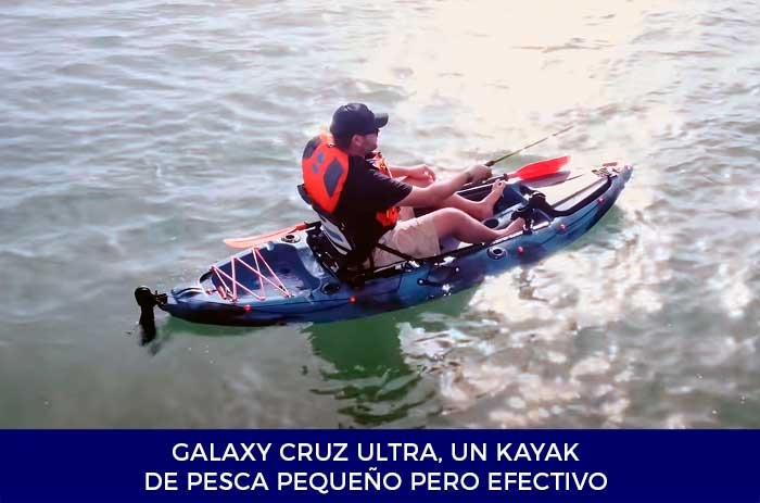Galaxy Cruz Ultra, a small but effective fishing kayak