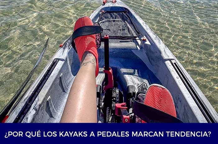 Why are pedal-powered kayaks setting the trend?