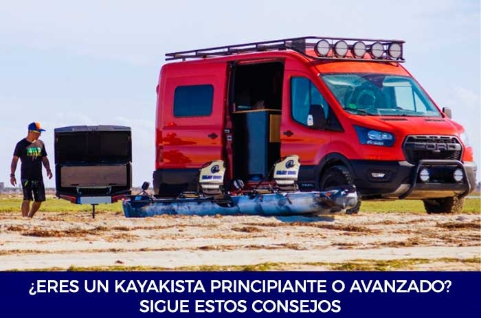 ¿Eres un kayakista principiante o avanzado? Sigue estos consejos