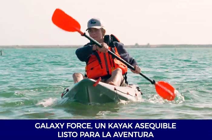 Galaxy Force, un kayak asequible, listo para la aventura